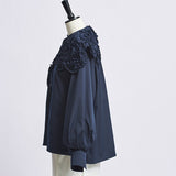 Whipped Collar Blouse