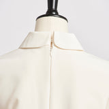Round Collar Dress Blouse