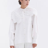 Whipped Collar Blouse