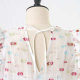 Lame Candy Color Blouse