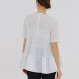 Silky Tiered Blouse