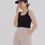 Square Ribbed Tank Top