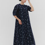 Lame Clover Sheer Dress