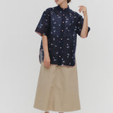 Lame Clover Sheer Shirt