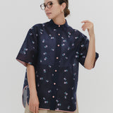 Lame Clover Sheer Shirt