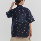 Lame Clover Sheer Shirt