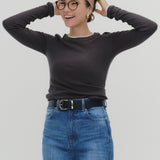 Soft Layered Long T-Shirt