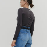 Soft Layered Long T-Shirt