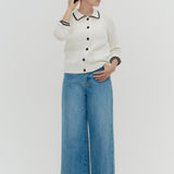 Compact Crocheted Knit Jacket