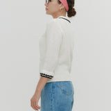 Compact Crocheted Knit Jacket