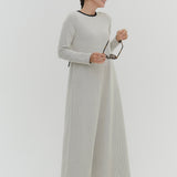 Back Ribbon Relaxed Dress