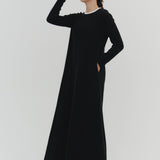 Back Ribbon Relaxed Dress