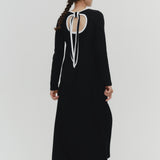 Back Ribbon Relaxed Dress