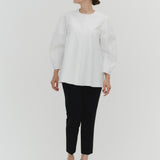 High-Density Stretch Flare Blouse