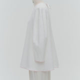Puffy Weave Flare Blouse