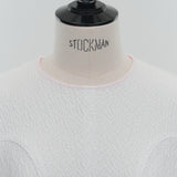 Puffy Weave Flare Blouse