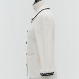 Compact Crocheted Knit Jacket