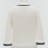 Compact Crocheted Knit Jacket