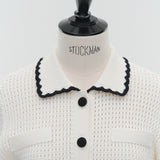 Compact Crocheted Knit Jacket
