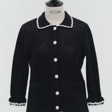 Compact Crocheted Knit Jacket