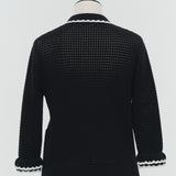 Compact Crocheted Knit Jacket