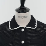 Compact Crocheted Knit Jacket
