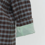 Cotton Check Oversized Tailored Jacket