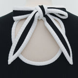 Back Ribbon Relaxed Dress