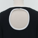 Back Ribbon Relaxed Dress