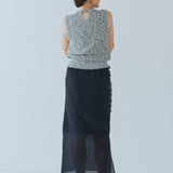 Marbled Knit Sleeveless Top