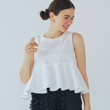 【yori】Mini Flare Blouse