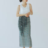 【yori】Voluminous Frill Sheer Skirt