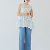 【yori】Lame Clover Tiered Gilet