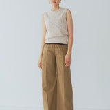 Marbled Knit Sleeveless Top