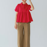 Organic Cotton Pile Polo Shirt