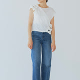 Ribbon Washer Blouse