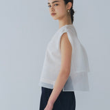 【shirocon】Milky Color Sailor Gilet