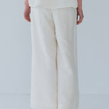 Sheer Stripe Wide Pants