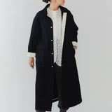 Melton Wool Long Coat