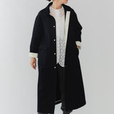 Melton Wool Long Coat