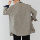 Reversible Check Shacket