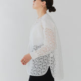 Flocky Lace Shirt