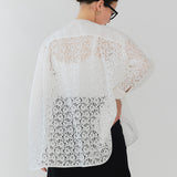 Flocky Lace Shirt