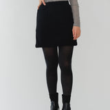 Pocket Wool Mini Skirt