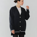 Compressed Knit Layered Cardigan