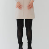 Pocket Wool Mini Skirt