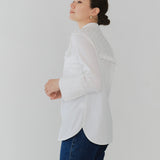 Snow Jacquard Shirt Blouse