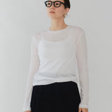 Cotton Sheer Long Tee