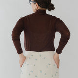 Cashmere Silk Sheer Turtleneck