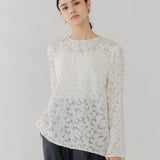 Lace Jacquard Blouse